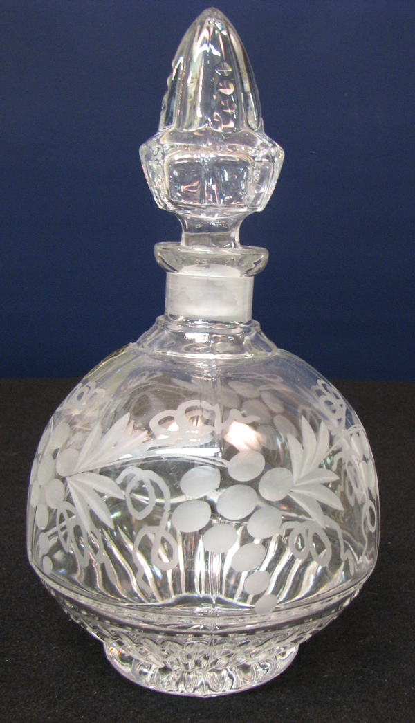 E&R Golden Crown Hand Cut Lead Crystal decanter Western Germany eBay