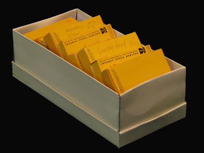 shoebox full of slides